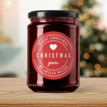 BEWERKBARE Achtergrond Kleur Merry Christmas Jam