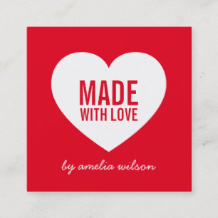 Bewerkbare achtergrond kleur Modern gemaakt met li Vierkante Visitekaartje