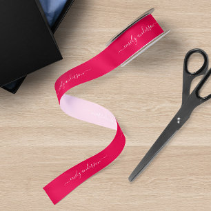 Bewerkbare achtergrondkleur Calligrafie Schrift Lint