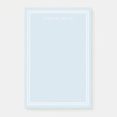 BEWERKBARE ACHTERGRONDKLEUR en dubbele witte rande Post-it® Notes (Voorkant)