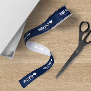 Bewerkbare achtergrondkleur Gemaakt met liefde Har Lint