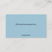 Bewerkbare acupunctuur visitekaartje (Achterkant)