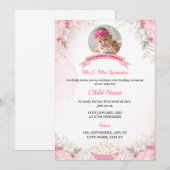 Bewerkbare Annaprashan Invitation Kaart Girl (Voorkant / Achterkant)