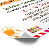 Bewerkbare Art fair flyer Poster (Hoek)