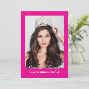 Bewerkbare Autograph Kaart Prints - Donkere achter