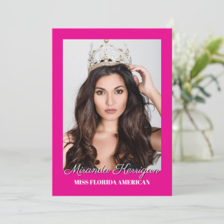 Bewerkbare Autograph Kaart Prints - Donkere achter