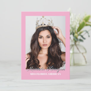 Bewerkbare Autograph Kaart Prints - Lichte achterg