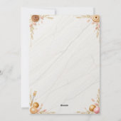 Bewerkbare Bakery Grand Opening Invitation Feestdagenkaart (Achterkant)