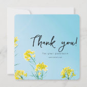 Bewerkbare Bedankt voor uw inkoopactiviteiten (Voorkant)