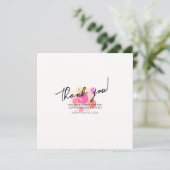 Bewerkbare Bedankt voor uw inkoopactiviteiten, Col (Staand voorkant)