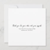 Bewerkbare Bedankt voor uw inkoopactiviteiten, Col (Achterkant)