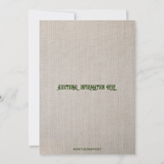 Bewerkbare bier- en brouwverjaardagsuitnodiging kaart (Achterkant)