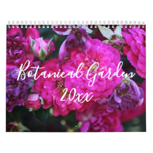 Bewerkbare bloem natuur fotografie heel jaar kalender