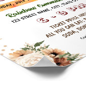 Bewerkbare boho terug naar school flyer poster (Hoek)