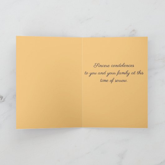 Bewerkbare bomen en vogels bij Sunset Sympathie Kaart (Binnen)