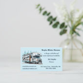 Bewerkbare campers RV Visitekaartje (Staand voorkant)