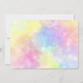 Bewerkbare Candy Verjaardagsfoto Uitnodiging (Achterkant)