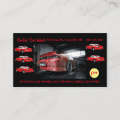 Bewerkbare Car Wash Loyalty Kaart (Voorkant)