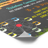 Bewerkbare carnaval party flyer poster (Hoek)