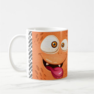 Bewerkbare cartoon Face Expression V1-Mok Koffiemok