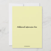 Bewerkbare Cocktail verjaardagsuitnodiging Kaart (Achterkant)