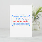 Bewerkbare Custom paspoort stempel generator sjabl Kaart (Staand voorkant)