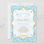 Bewerkbare Daisy verjaardagsuitnodiging Kaart (Voorkant)