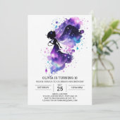 Bewerkbare Enchanted Fairy verjaardag Kaart (Staand voorkant)