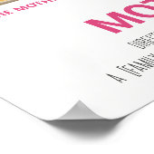 Bewerkbare Film Poster Moederdag Gift voor Mam (Hoek)
