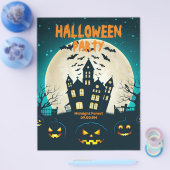 Bewerkbare Halloween, Kostuum Halloween Party Flyer (Enkel)