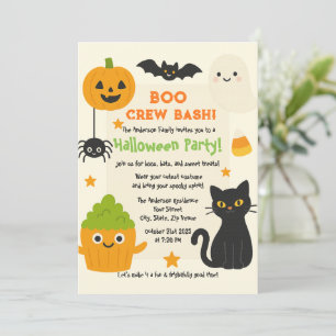 Bewerkbare Halloween - Little Monster Bash - Kaart