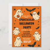 Bewerkbare Halloween Verjaardag Uitnodiging, Hallo Kaart (Voorkant)