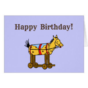 Bewerkbare Happy Birthday Speelgoed Kaart
