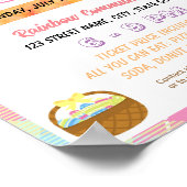 Bewerkbare happy easter event flyer poster (Hoek)