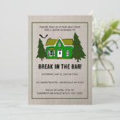 Bewerkbare House Warming uitnodiging (Staand voorkant)