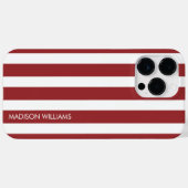 Bewerkbare inscriptie Kleur Minimalistisch Case-Mate iPhone Case (Achterkant (horizontaal))