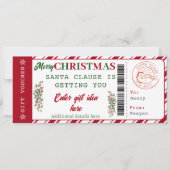 Bewerkbare kerstcadeaubon | Kerstcoupon (Voorkant)