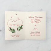 BEWERKBARE Kerstmis kerst Kaart (Binnen)