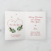 BEWERKBARE Kerstmis kerst Kaart (Binnen)