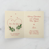 BEWERKBARE Kerstmis kerst Kaart (Binnen)