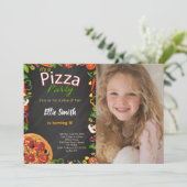 Bewerkbare Kinder Food Theme Kaart (Staand voorkant)