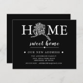 Bewerkbare Kleur ALASKA Verhuisbericht Kaart (Voorkant / Achterkant)