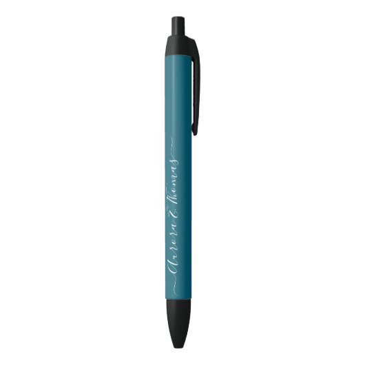 Bewerkbare Kleur Calligrafie Script Naam Pen (Achterkant (Verticaal))