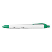 Bewerkbare Kleur Calligrafie Script Naam Pen (Bovenkant)