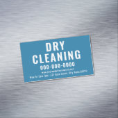 Bewerkbare kleur droog reinigen Business Magnetisc Magnetisch Visitekaartje (Voorbeeld)