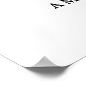 Bewerkbare KLEUR en GROOTTE Welkomstbord LCC Poster (Hoek)