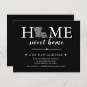 Bewerkbare kleur LOUISIANA Bewegende Aankondiging (Voorkant / Achterkant)