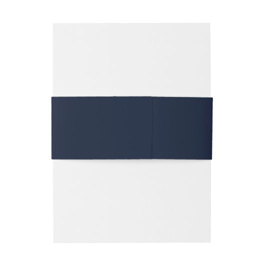 BEWERKBARE KLEUR Navy bruiloft uitnodiging buik ba Uitnodigingen Wikkel (Achterkant Voorbeeld)