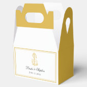 BEWERKBARE KLEUR SL Monogram LS Monogram gunstbox Bedankdoosjes (Geopend)