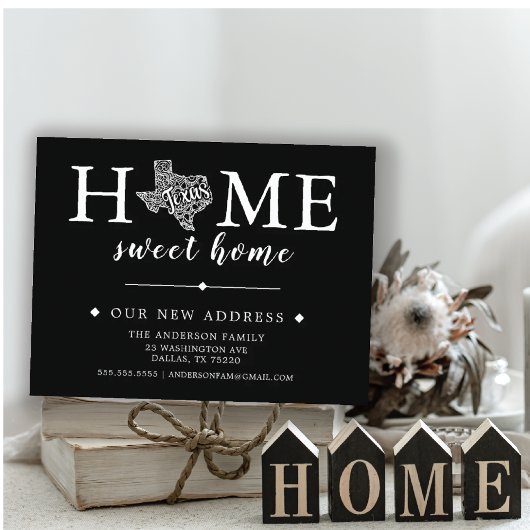 Bewerkbare kleur TEXAS-bewegende aankondiging